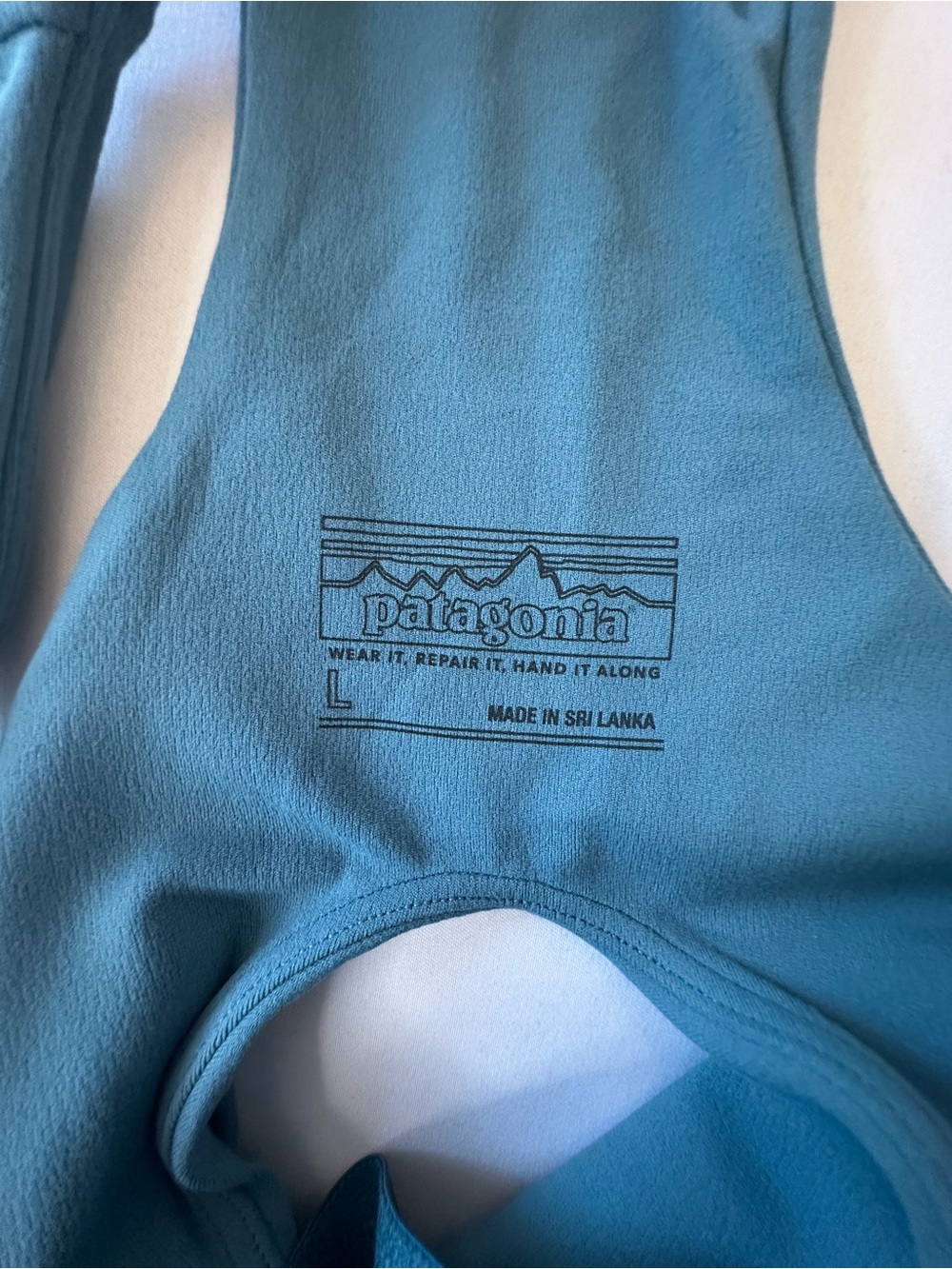 Patagonia Teal Racerback Sports Bralette - Picture 2 of 4
